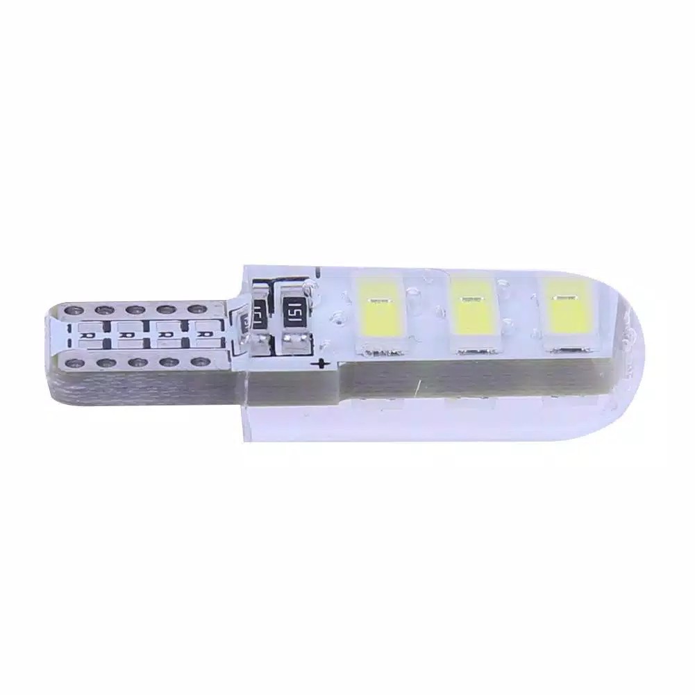 Led T10 Kedip Crystal Jelly Strobo Lampu Senja T10 Strobo