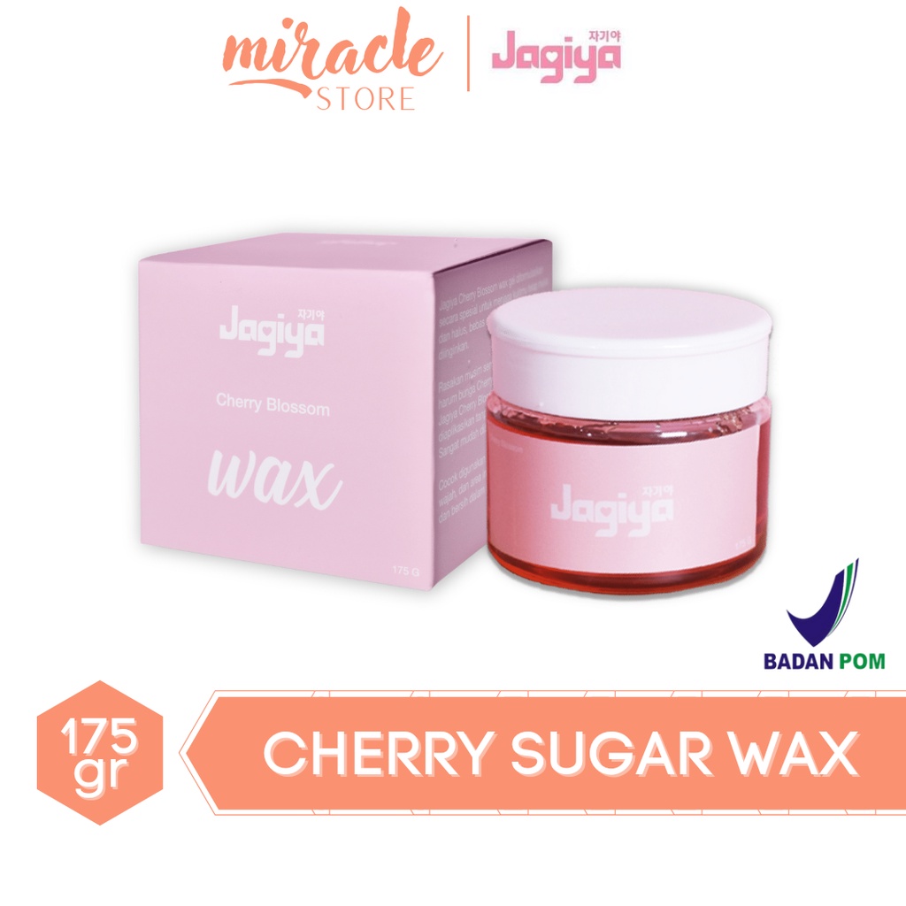 Jagiya Sakura Cherry Blossom Waxing Kit BPOM/Sugar Wax/Perontok Pencabut Bulu/Natural Sugar Wax