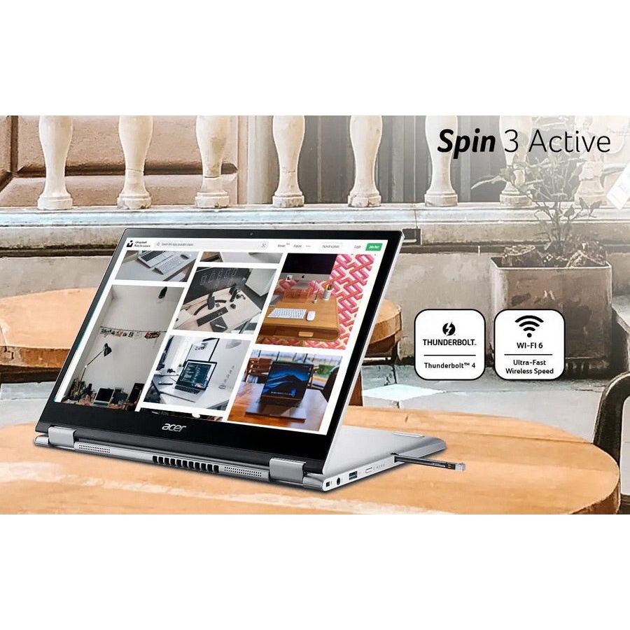 Laptop Acer Spin 3 Active 2in1 Touch Evo - i5 1135G7 8GB 512SSD IrisXe W11+OHS 13.3WQXGA 2K