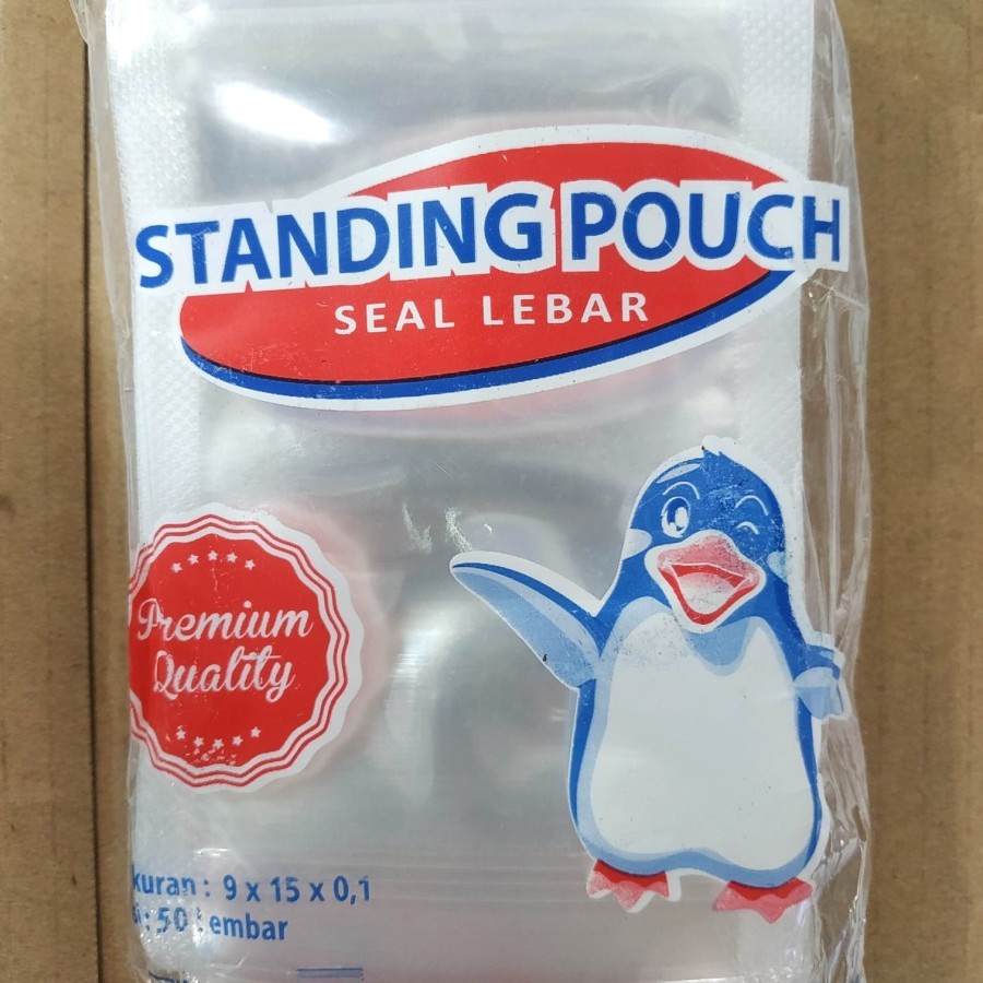 standing pouch 9x15-plastik kemasan makanan-plastik ziplock-plastik klip berdiri
