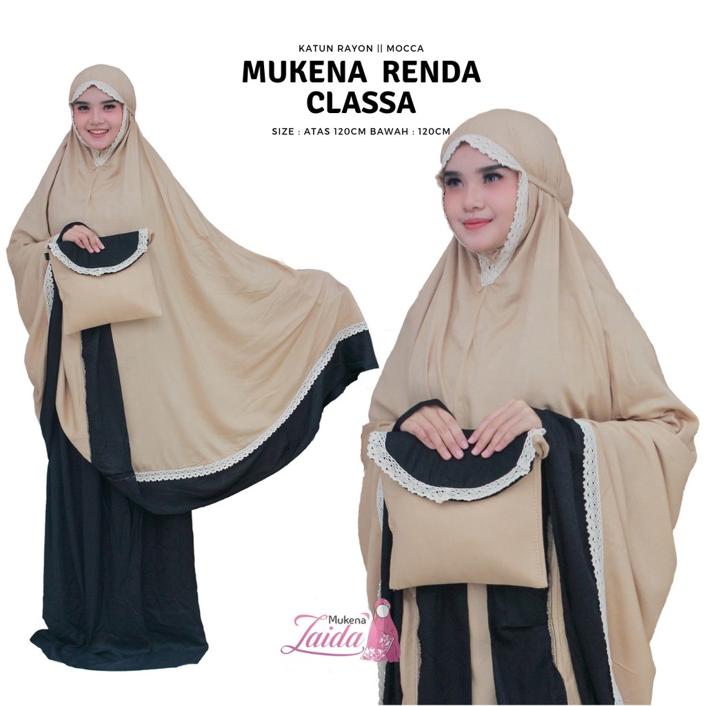 Mukena Renda Classa Jumbo Mukena Bali Adem Mukena Bali Polos
