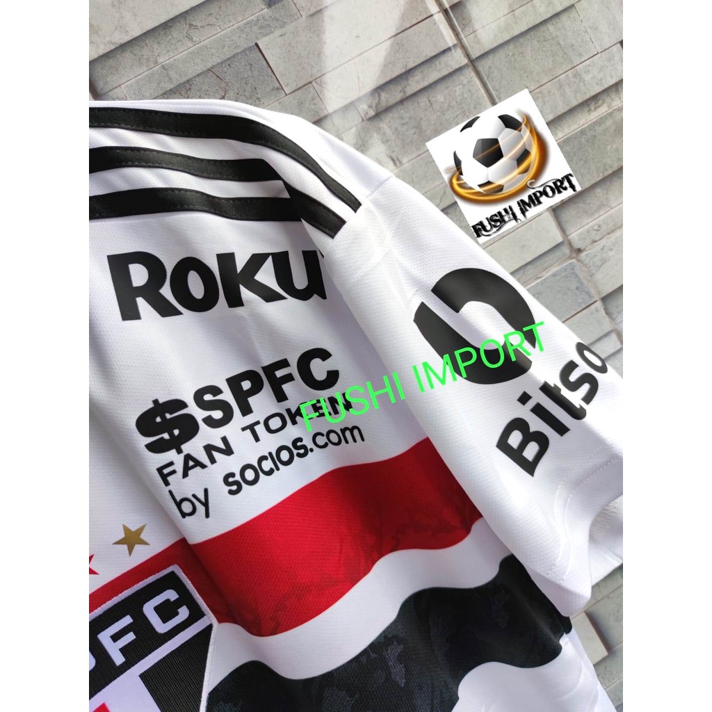 Jersey Baju Bola Sao Paulo Home 2022 2023 Grade Ori