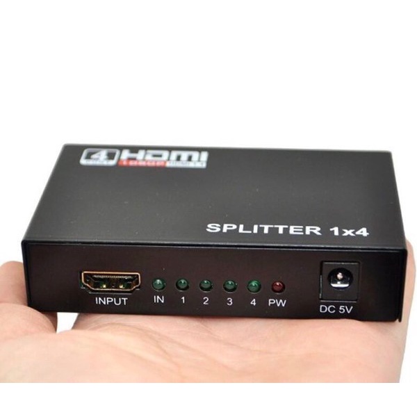 HDMI Splitter 4 port spliter / SPLINTER HDMI 2 WAY HD 1080P termurah