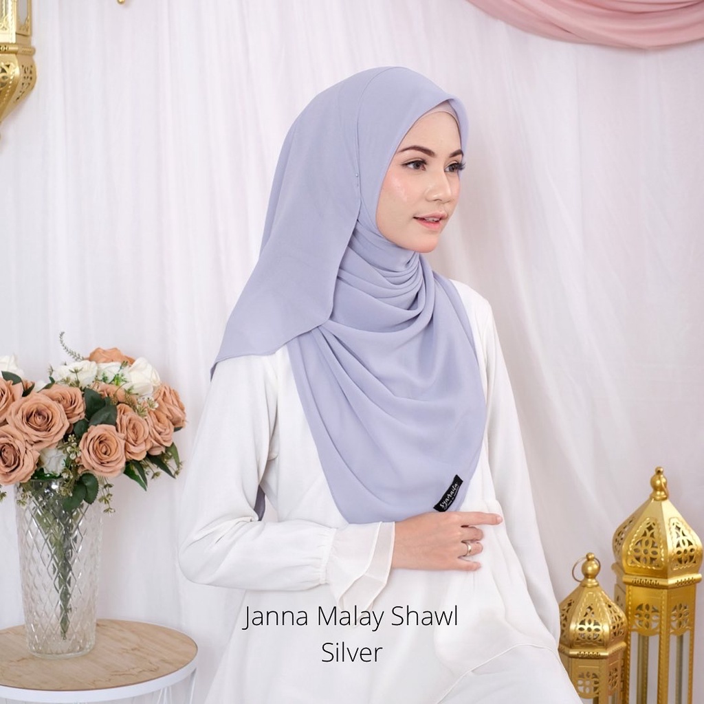 JANNA MALAY SHAWL (BELI 3 gratis 1) Janna Malay Shawl by syamaita