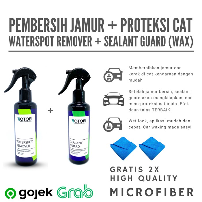 Paket Water Spot Remover + Sealant Guard Semi Nano Coating Waterspot