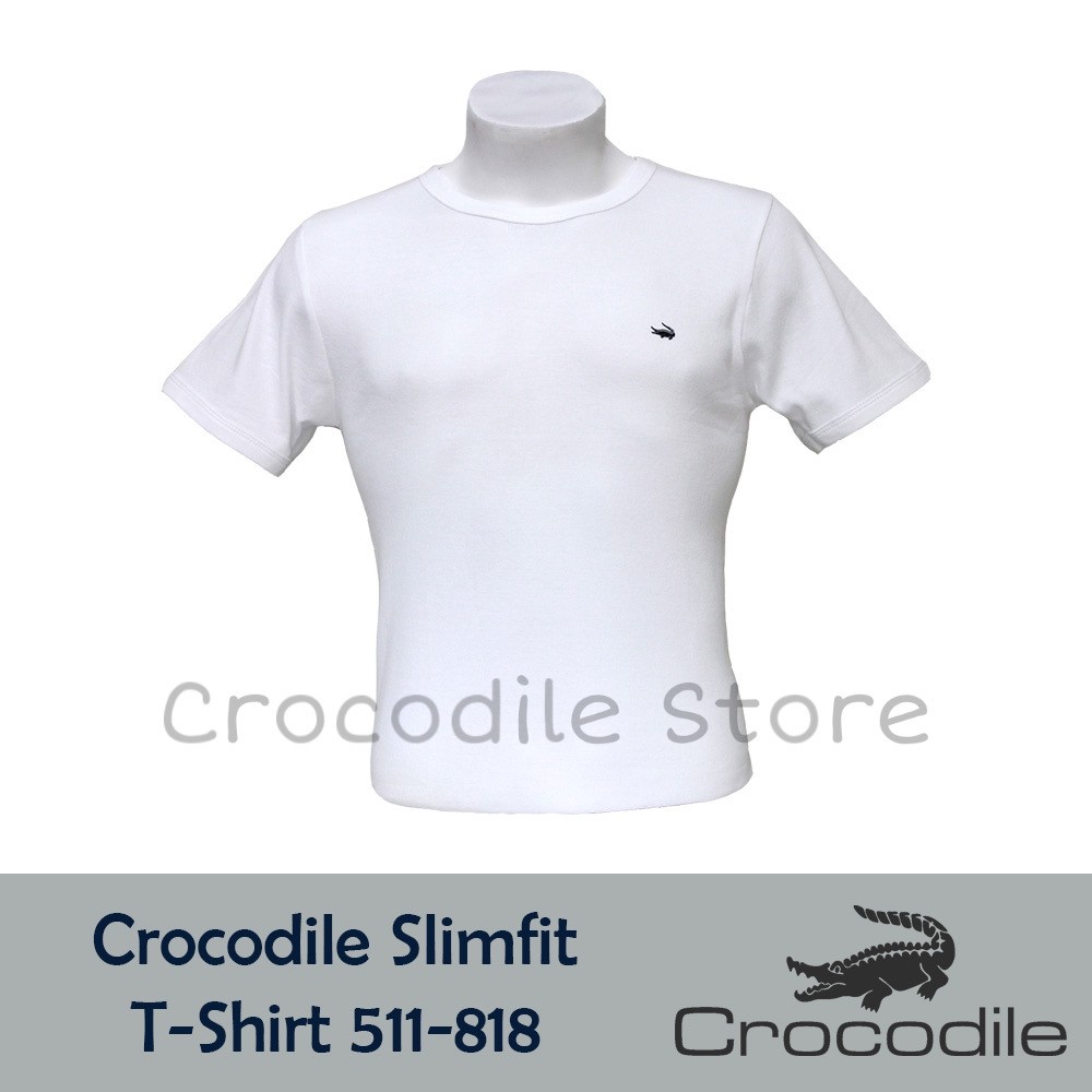 Kaos Oblong Polos Slim Fit Crocodile 511-818