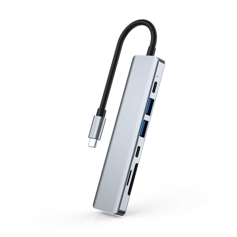 IPHub USB Type C Hub Adapter HDMI + USB 3.0 + USB Type C - YG-2121 ( Al-Yusi )