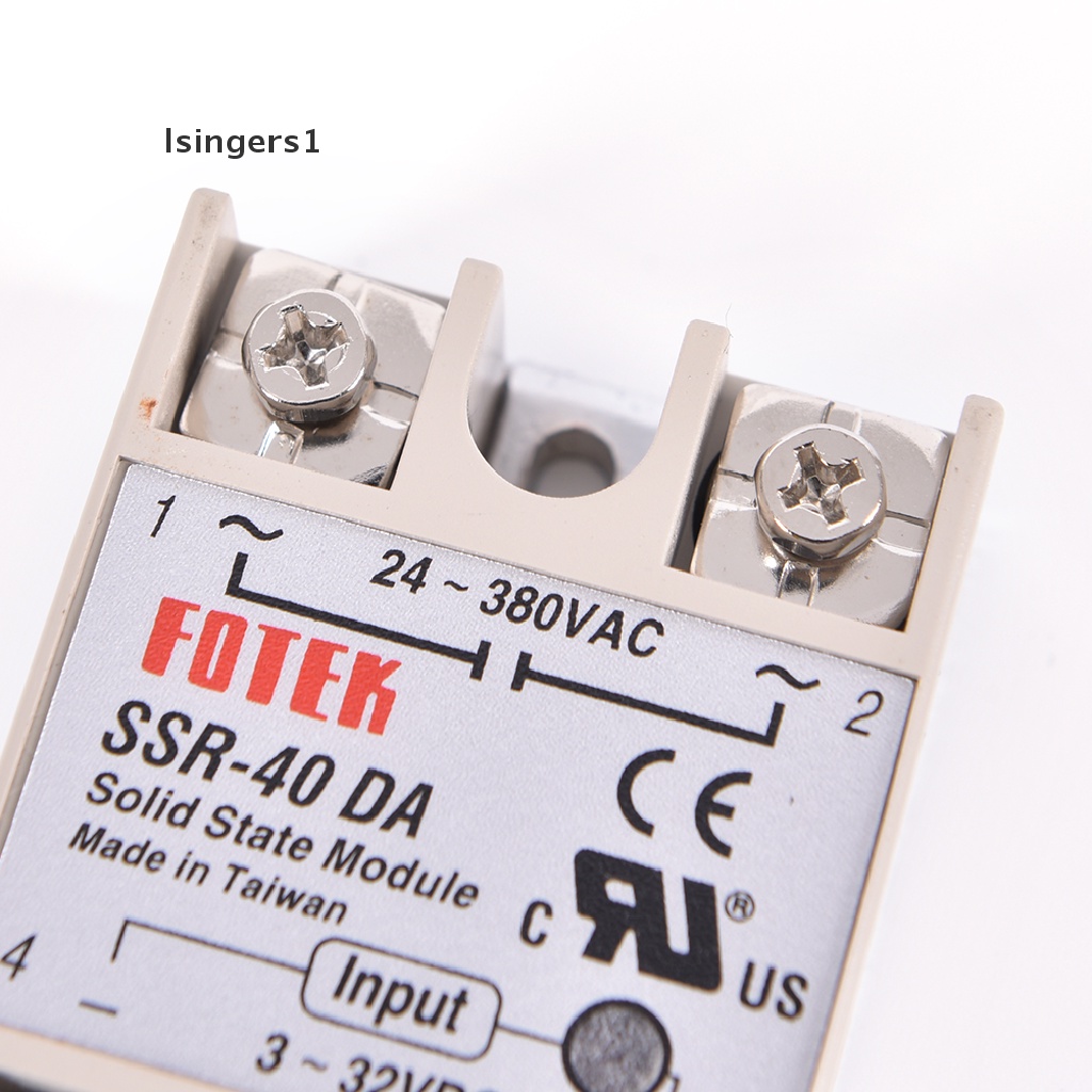 (lsingers1) Ssr 40A Relay Solid State 40A DC control AC