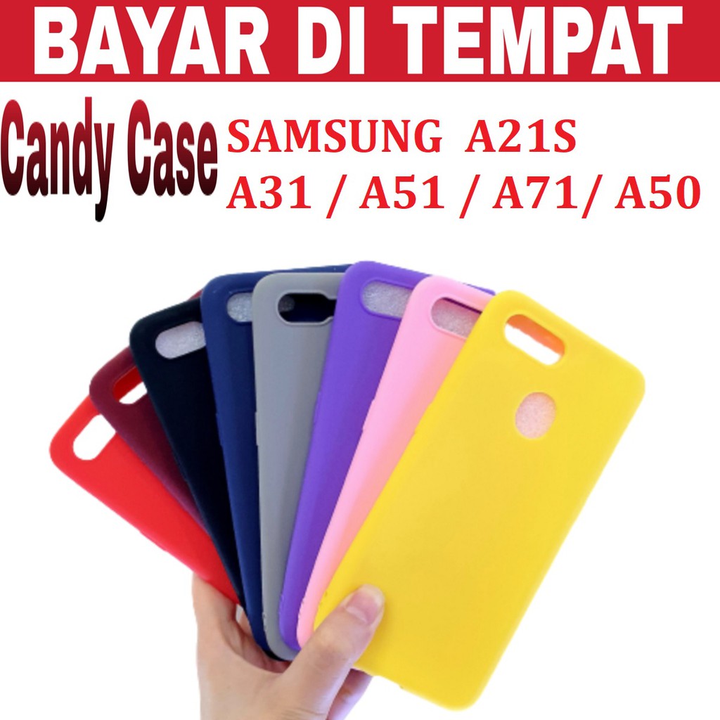 Kesing Aneka Warna Samsung A21S / A31 / A51 / A71 / A50 / A30 / A30S /A50S Softcase Silikon