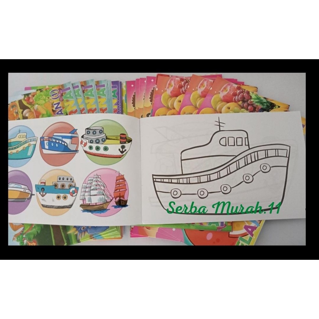 

BUKU MEWARNAI B5 KECIL/ COLORING BOOK B5 KECIL MURAH (HARGA PER PCS)