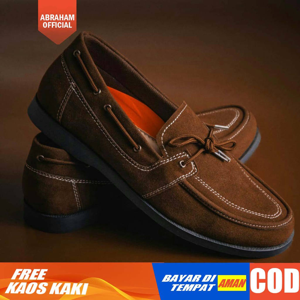 ABRHM X MATTY Sepatu Formal Pria Sepatu Casual Pria Sepatu Pria Casual Sepatu Kasual Cowok / Cowo Oxford Kerja Kantor Kuliah Kondangan Gaya Keren Kekinian Original Murah Terlaris