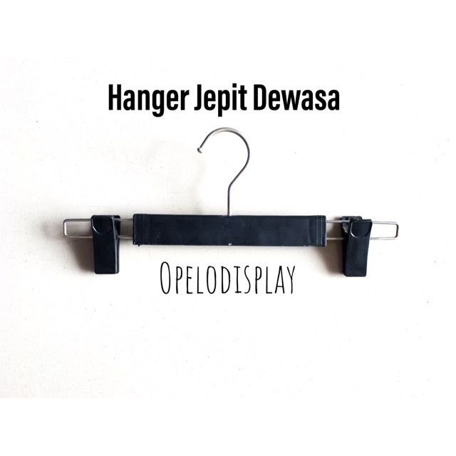 HANGER JEPIT KOTAK PLASTIK DEWASA