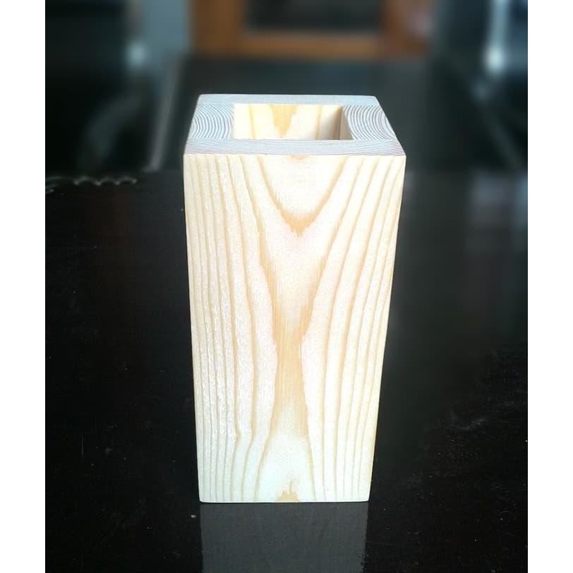 POT / VAS BUNGA KAYU JATI BELANDA