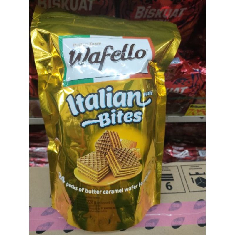 

WAFELLO POUCH 24'S COKLAT/CARAMEL/COCONUT