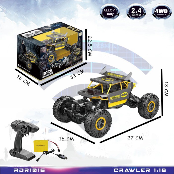 RC Rock Crawler Avengers 4WD 4x4 2.4 GHz Alloy