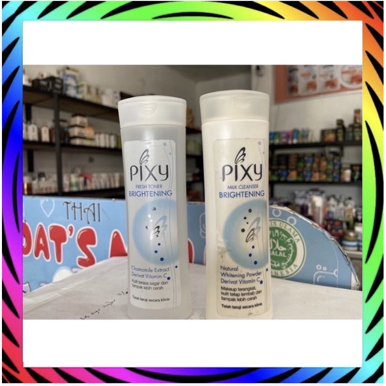 [uc] pixy fresh toner brightening -- pixy milk cleanser brightening