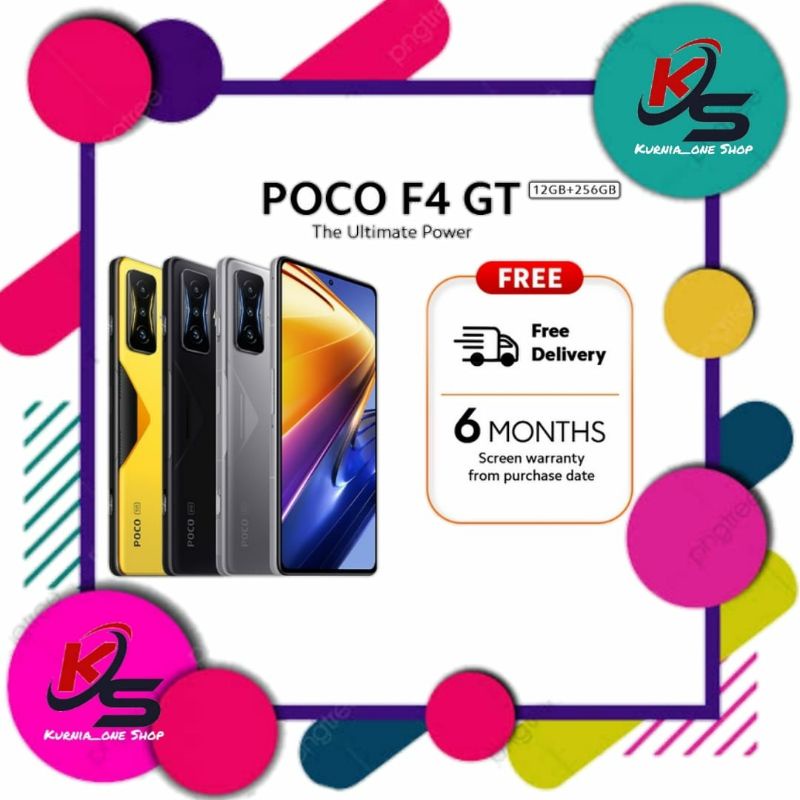 poco f4 gt 12 256 gb garansi resmi