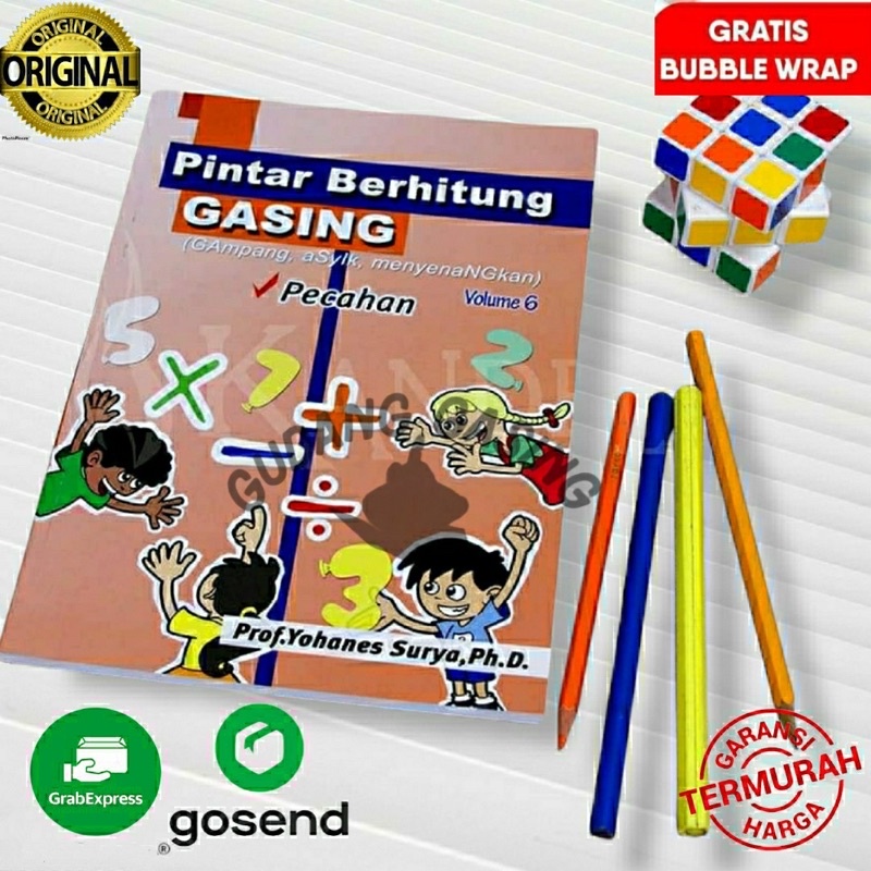 Buku Pintar Berhitung GASING vol 6 Volume 6 KARANGAN Prof. Yohanes Surya