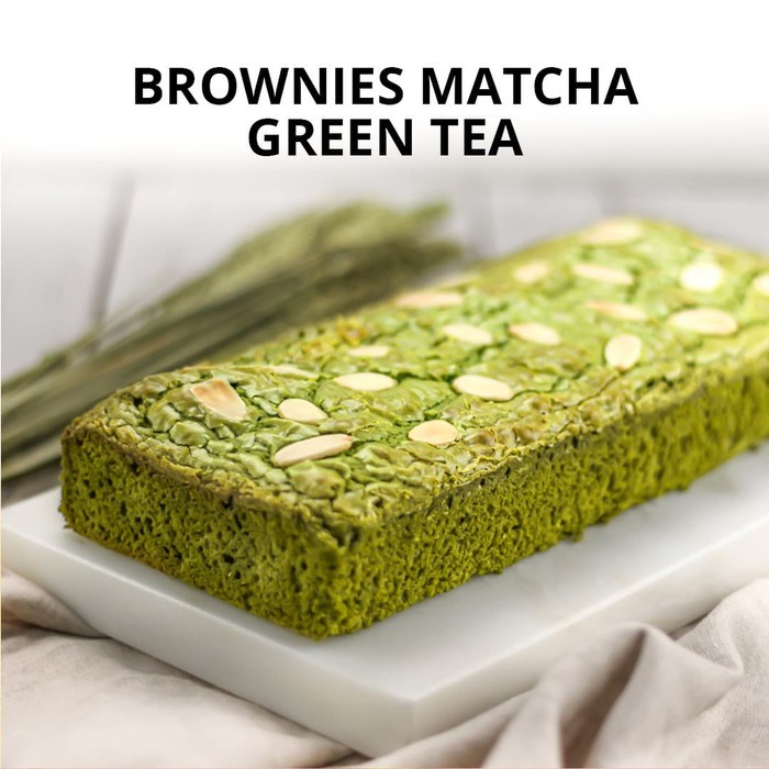 

Brownies Panggang Matcha Green Tea