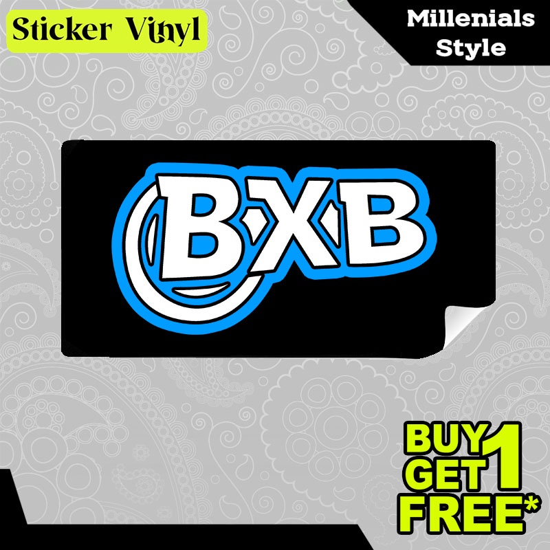 

Stiker Sticker BXB Bento dan Bensu Biru Artis Terkenal Indonesia Aesthetic Bahan Vinyl Satuan Anti Air