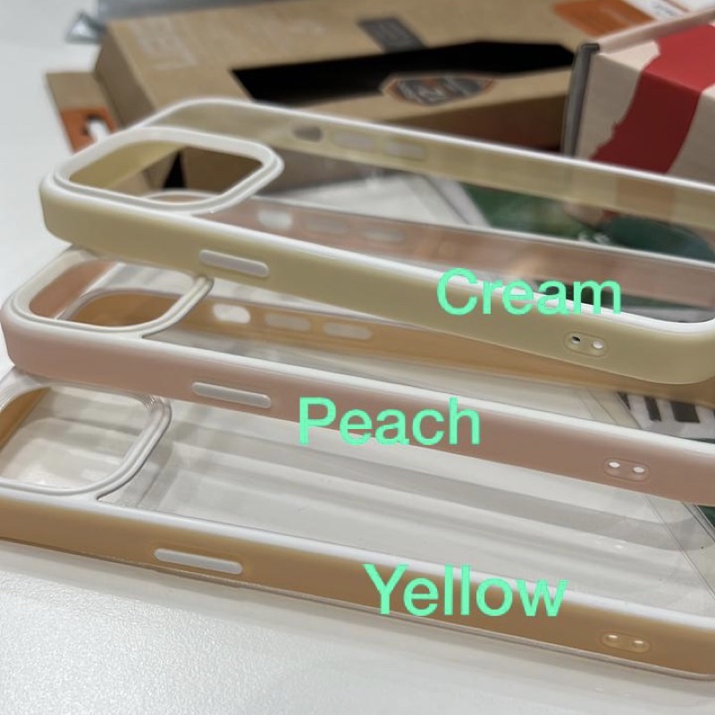 pastel bumper two tone case iphone 12 13 pro max