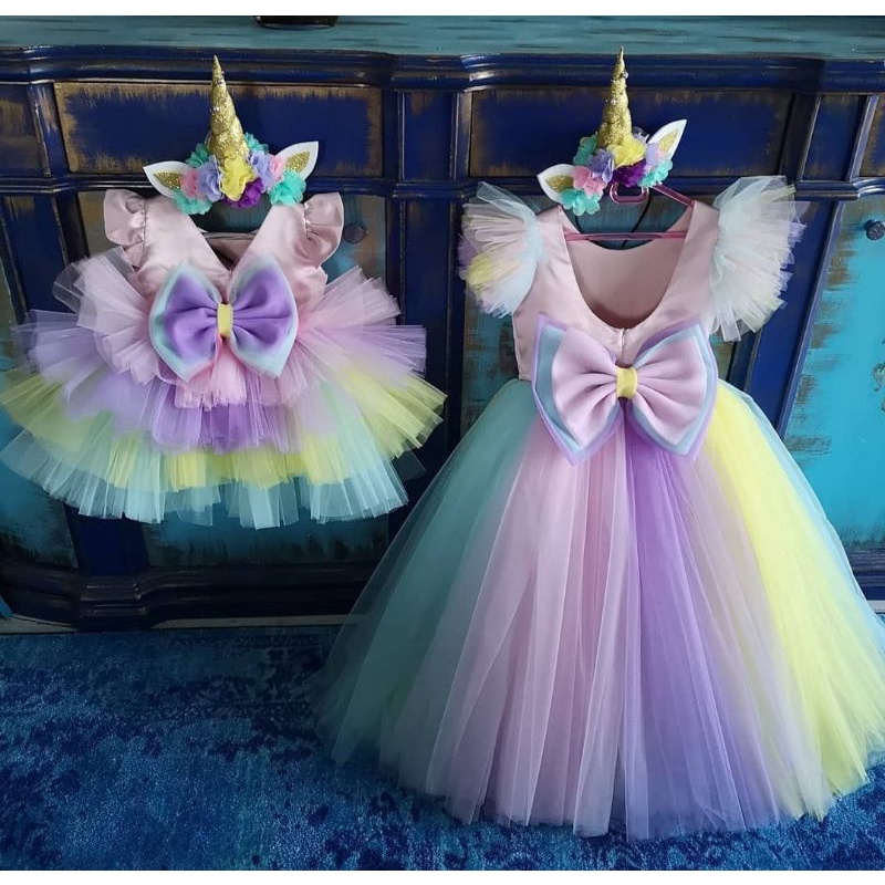 DRESS UNICORN (COCOK BUAT BIRTHDAY/PARTY/HADIAH)