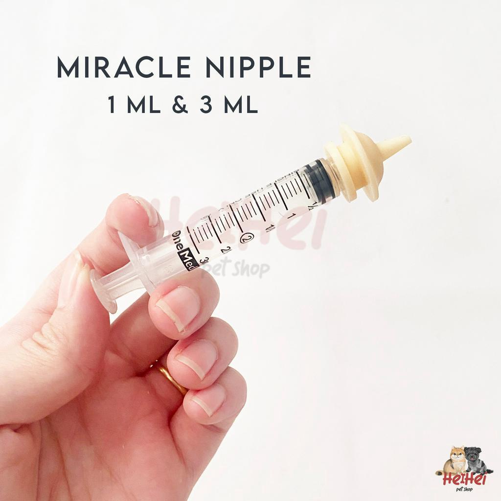 Syringe Miracle Nipple - Pentil Dot Susu Spet Anak Bayi Hewan Kucing Anjing