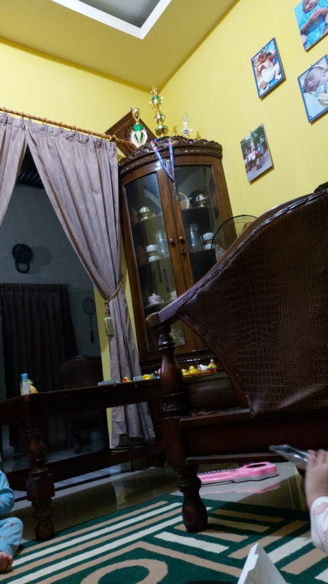 Payung Golf Polos Kuning Yellow Besar Sablon Promosi Partai