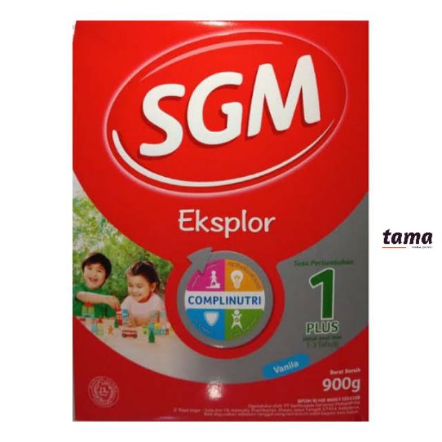 

Susu SGM Eksplor Vanilla 1 Plus - Per Pcs - 900g