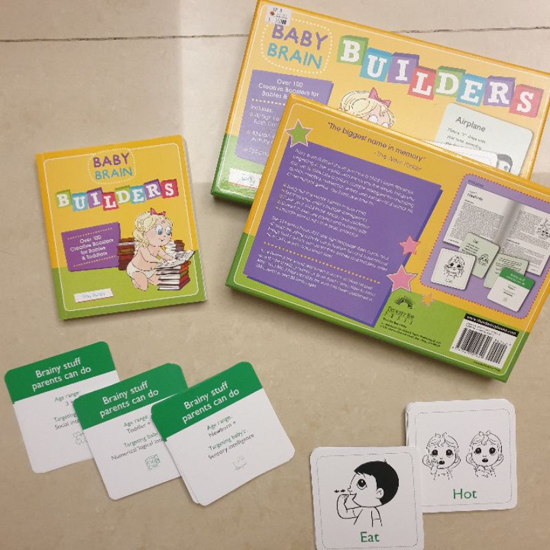 

Baby brain builders Book flashcard buku otak bayi kartu