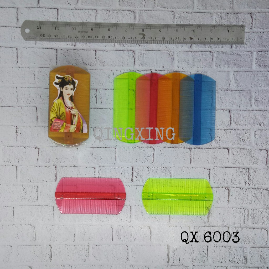 

Serit warna bening kemas plastik stiker cewe 12 gambar QX 6003