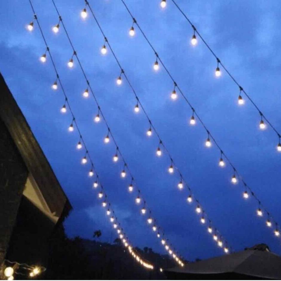 Penjualan Khusus kabel Fitting 10M 10Fitting Lampu Outdoor /String Light/Fitting Outdoor