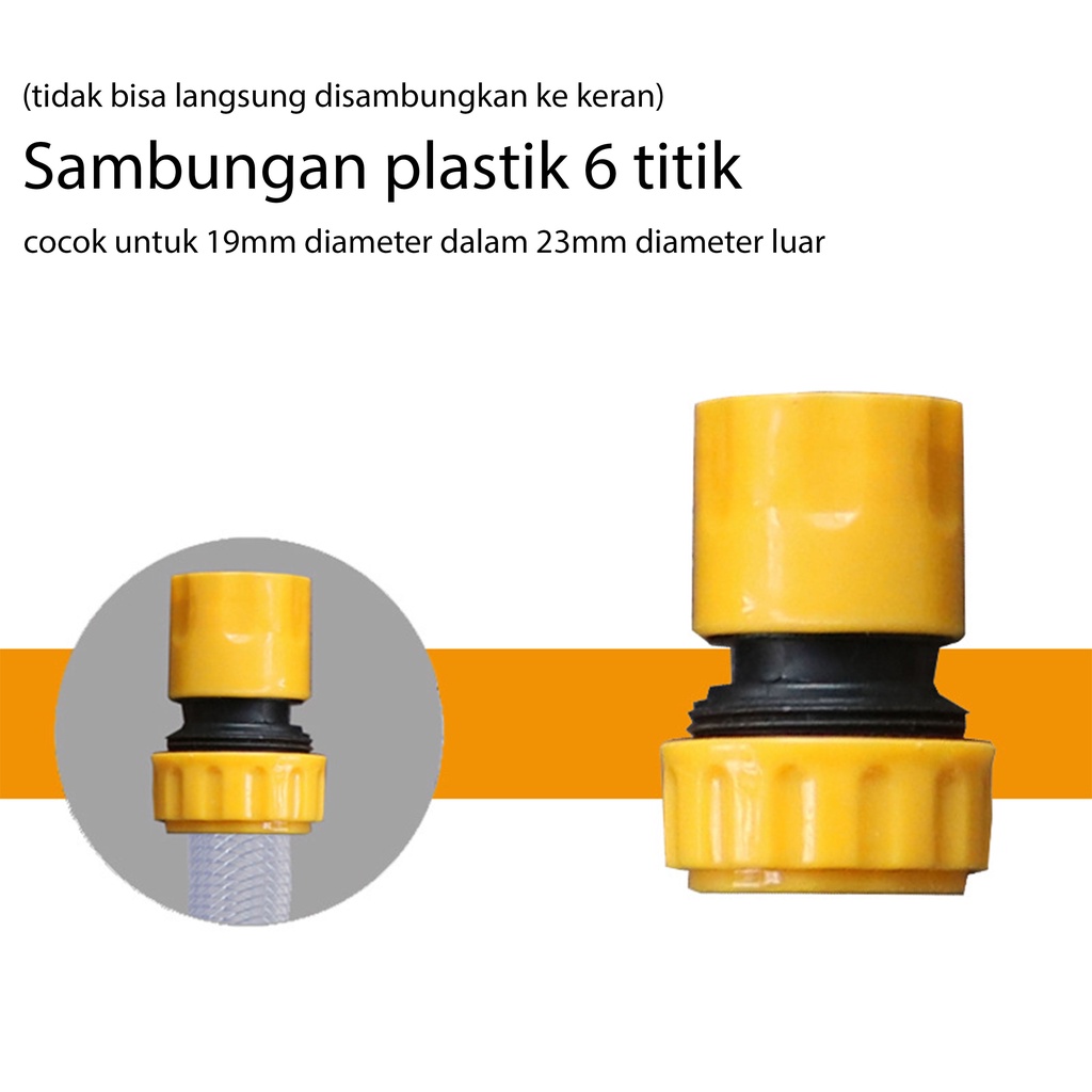 Drat Sambungan Kran Quick Release Sambungan Keran Air ke Selang Kuat &amp; Berkualitas