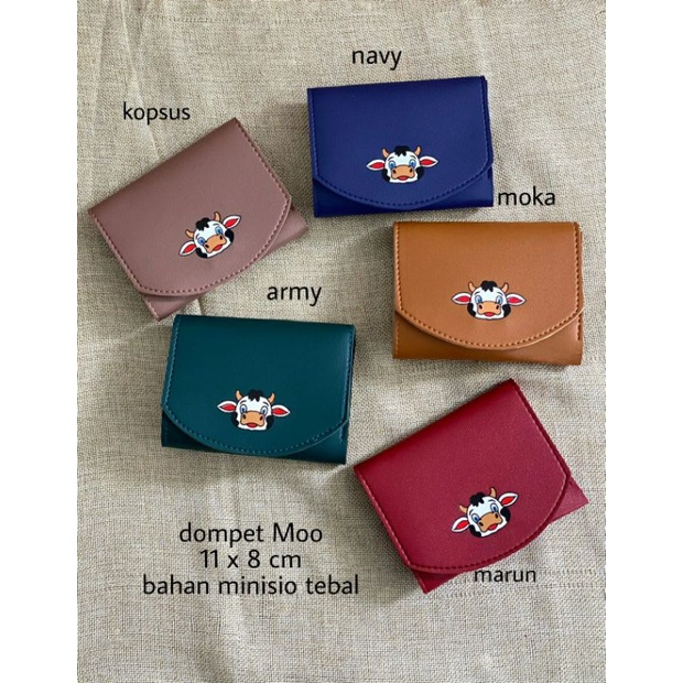 Moo Dompet Wanita Model Slim Size Mini