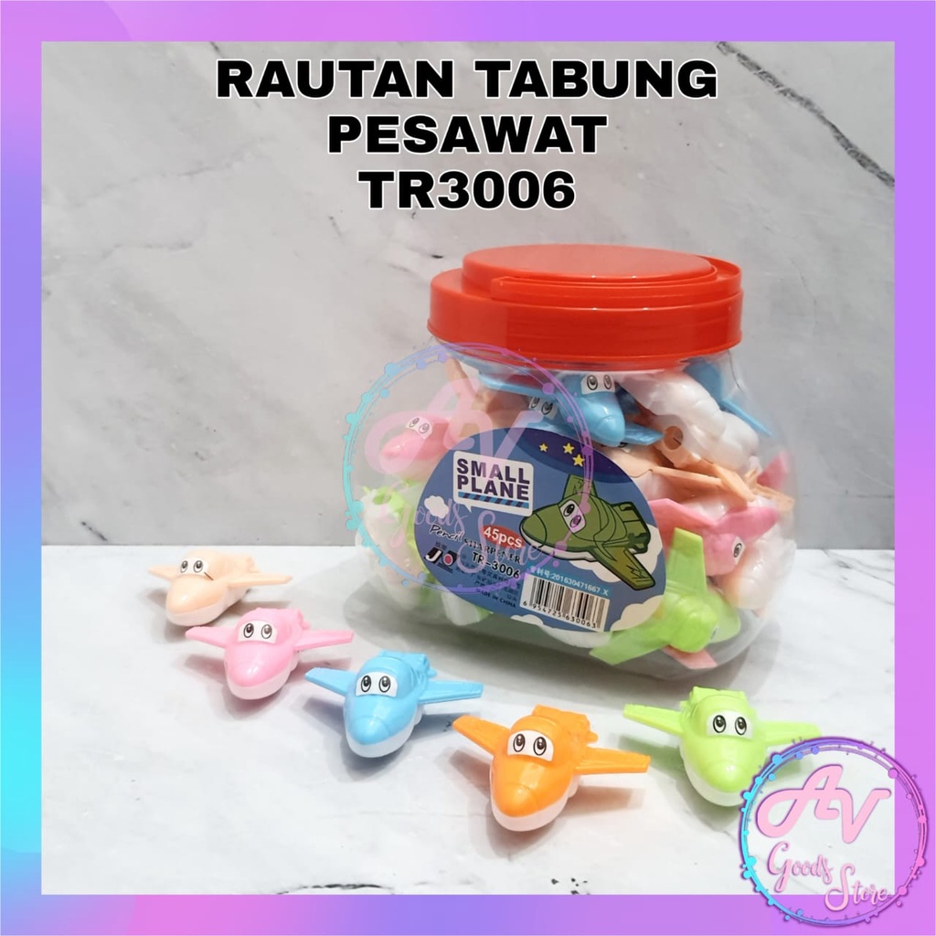 

1Pcs Rautan Tabung Pesawat TR3006 / Serutan Pensil / Orotan Pensil Murah