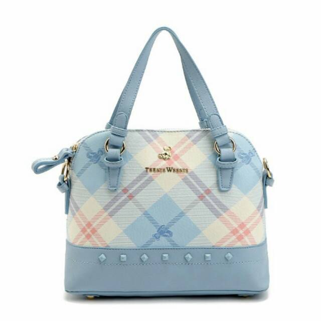 PROMO  STYLISH TEENIE WEENIE TOTE BAG ( BIRU)