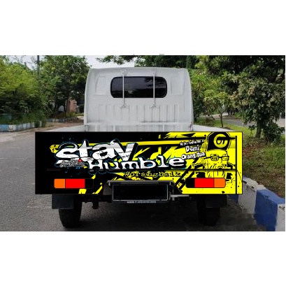 STICKER DECAL PINTU BELAKANG MOBIL PICK UP