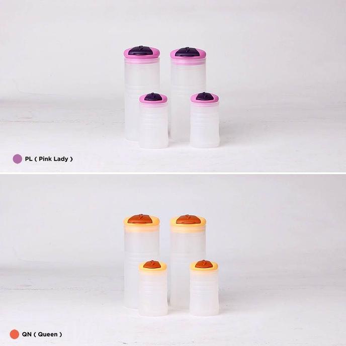 Tempat Bumbu Tupperware - Kotak Bumbu Dapur - Condimate Set (4)