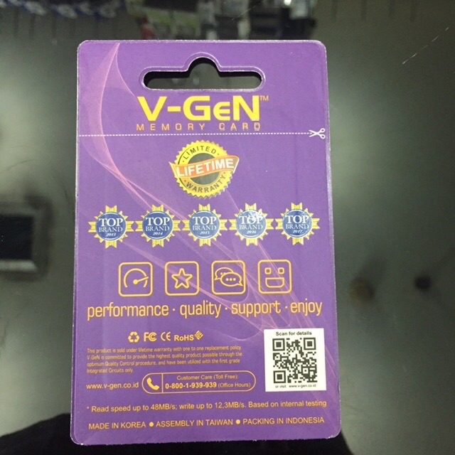 V-gen Memory Card 4gb Memory 4gb Vgen Original