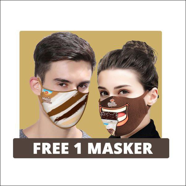 

MALKIST KEEP HEALTHY KEEP ENERGIZED FREE 1 MASKER