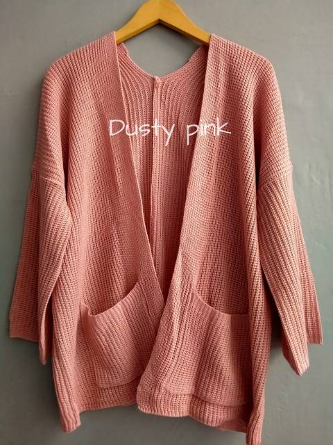 OVERSIZE LAVELLA CARDIGAN RAJUT TEBAL.