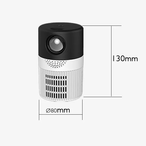 YT400 BASIC VERSION - Mini Portable LED Projector 40 ANSI Lumens - Proyektor Mini Portabel 40 ANSI Lumens - Alternatif YG300