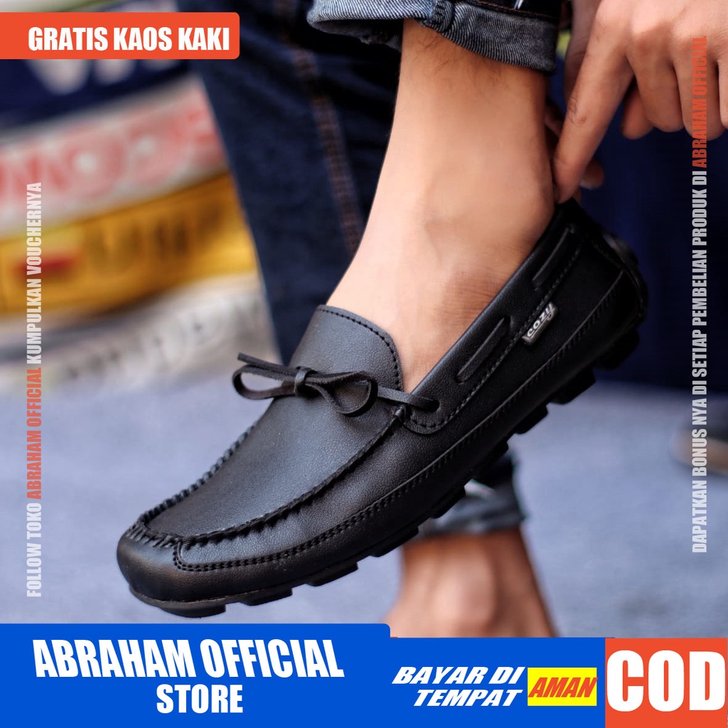 ABRAHAM Sepatu Casual Slip On Kerja Pria