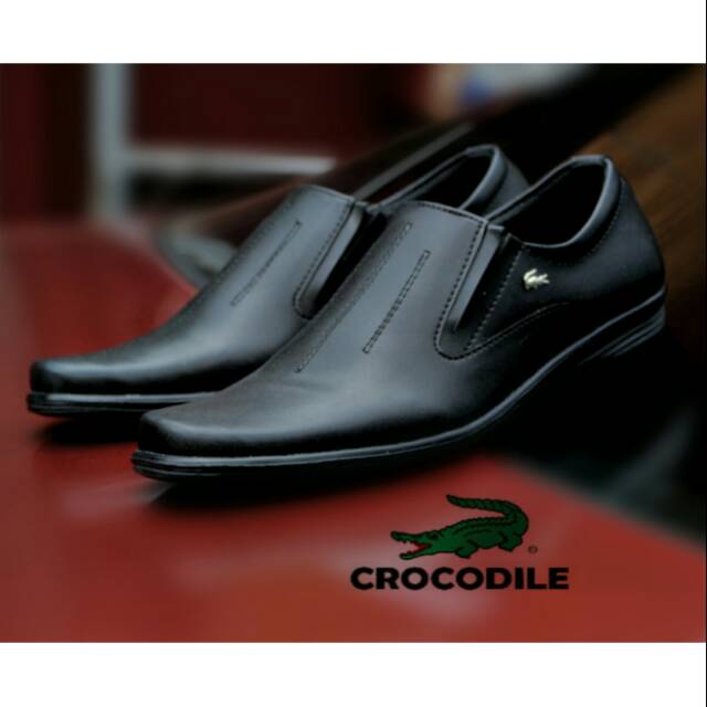 Cod Siap Kirim Sepatu Pria Crocodile Pantopel / Kerja Formal Kantoran Murah.,..08