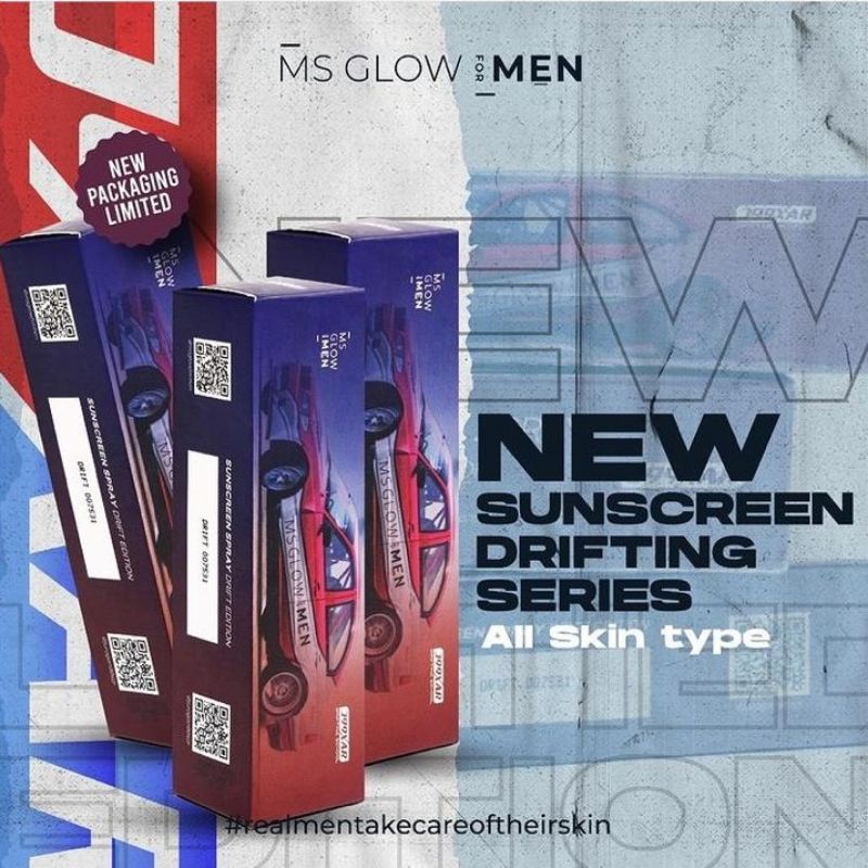 Sunscreen spray MS GLOW MEN