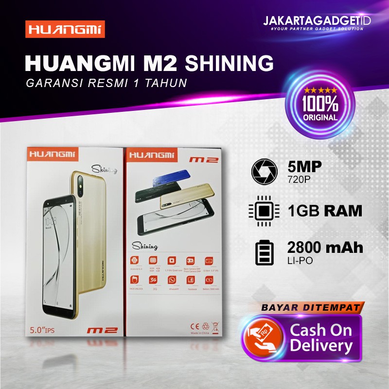 Huang Mi Huangmi M2 Shining 1 4 Gb Garansi Resmi 1 Tahun Shopee Indonesia
