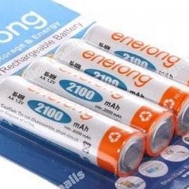 Enelong Baterai Cas Ni-Mh AA 2100mAh 4 PCS