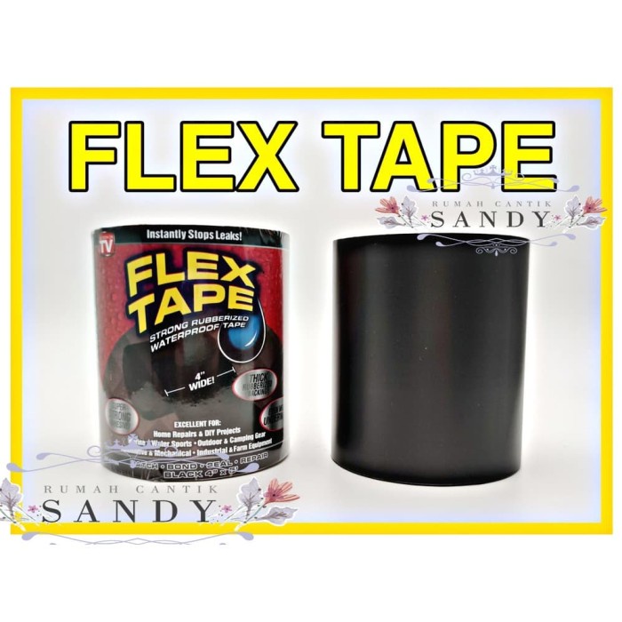 

Menakjubkan Flex Tape ~ Isolasi Ajaib Super Kuat Rubberized Water Proof Tahan Air Diskon