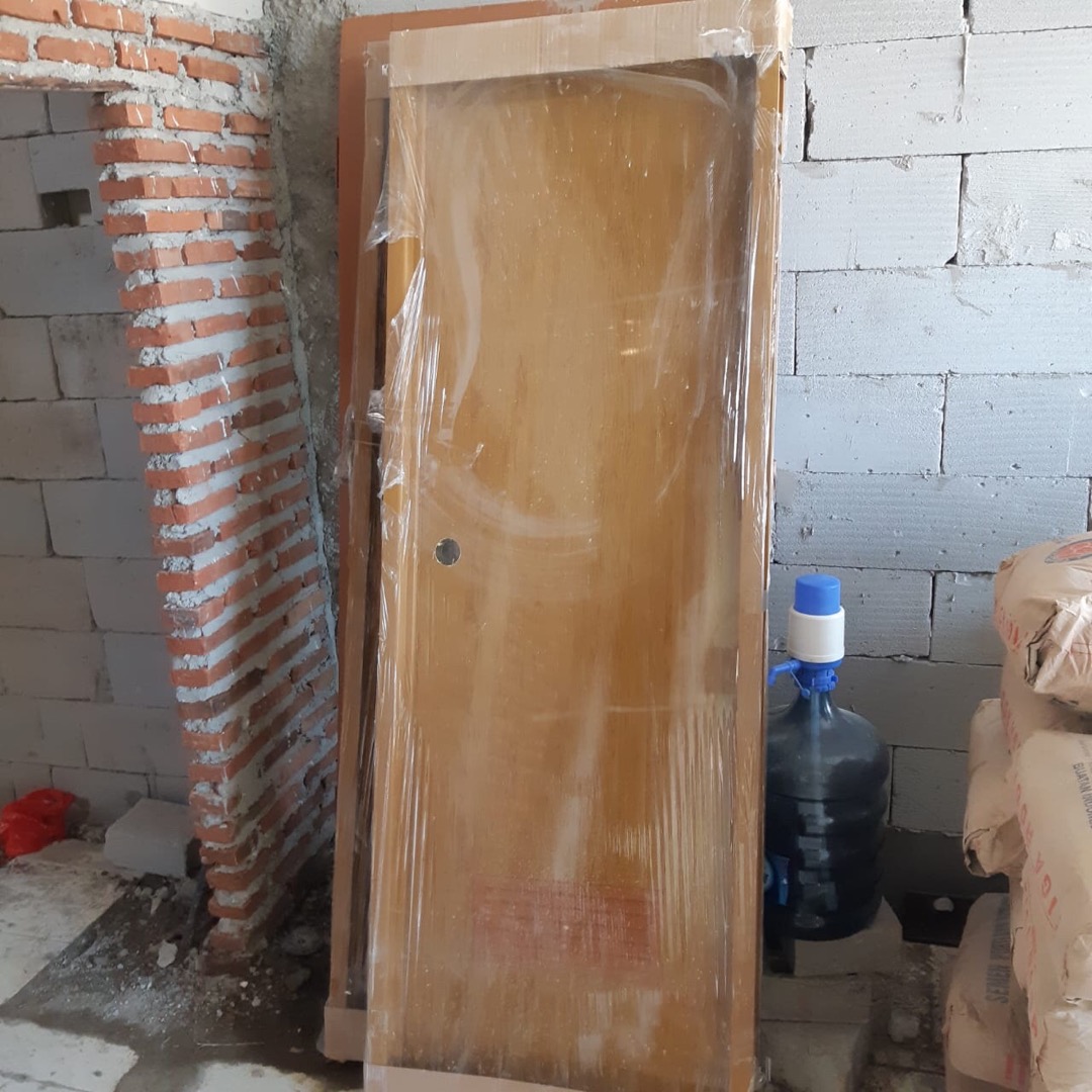 Pintu Kamar Mandi Pvc Plastik Hijau Putih Kuning Biru Pink Urat Kayu