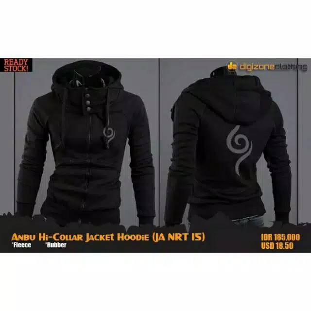 Jaket anime anbu kakashi hi neck